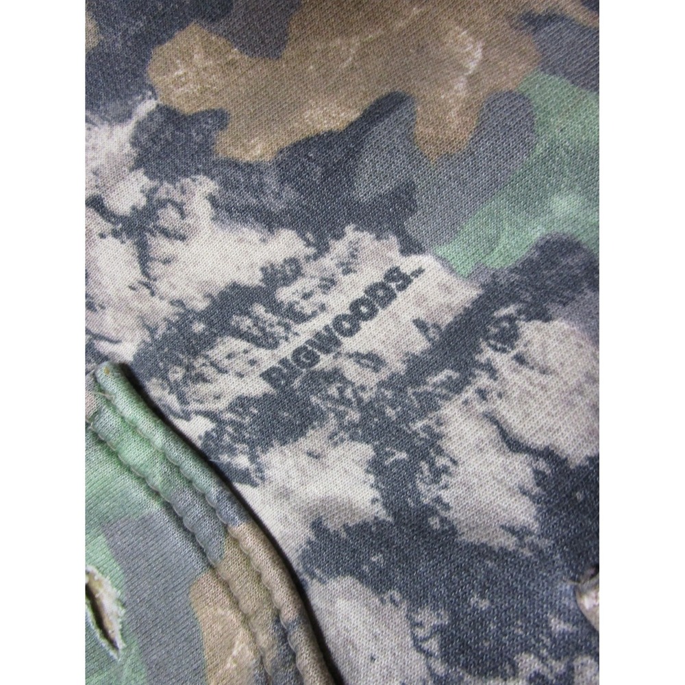 Vintage Jerzees Outdoors Camo Sweatpants (L) BigWoods Cargo Pockets Y2K - Picture 4 of 16